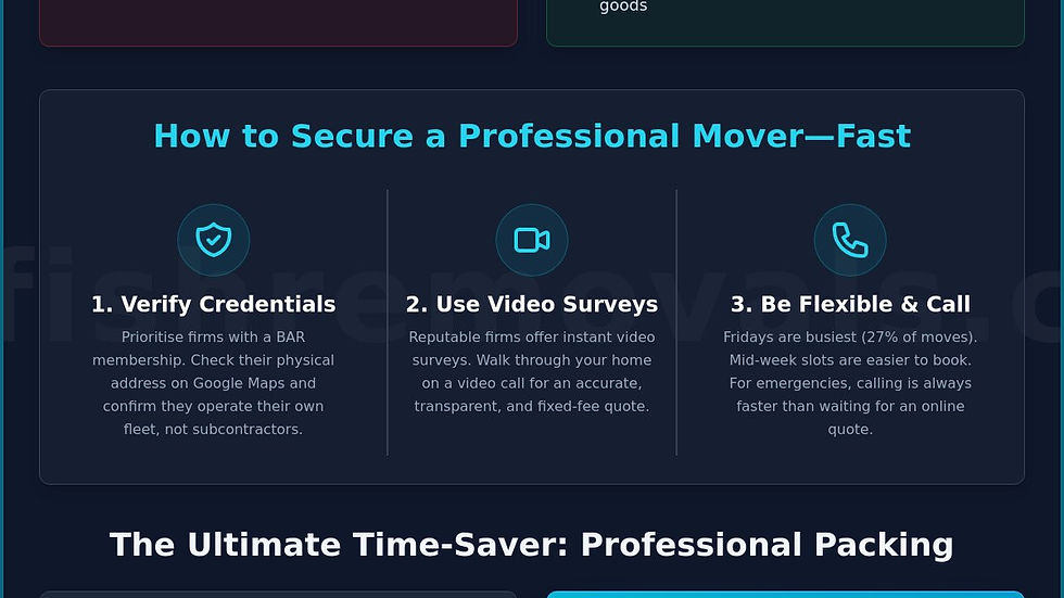 Ultimate Guide to Stress-Free Last-Minute Moves: Tips for a Smooth Transition in Just Days. Discover the benefits of choosing professional movers and the essential emergency 72-hour relocation checklist.