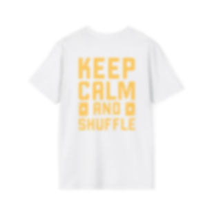 Keep Calm and Shuffle Unisex Softstyle T-Shirt