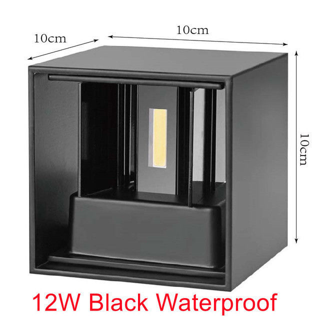 Miniatura: Arandela LED Moderna IP65 6W/12W para Áreas Internas e Externas