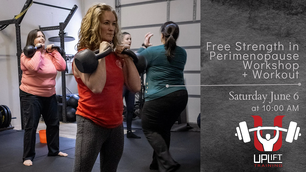 Free Strength in Perimenopause Workshop + Workout