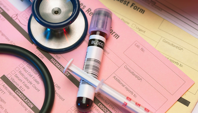 Blood test tube