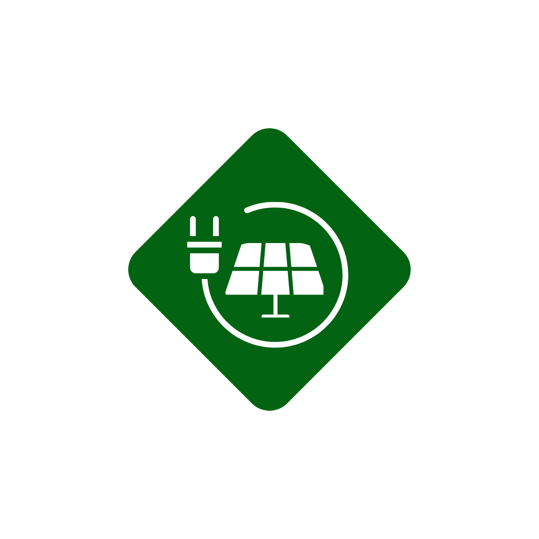 Solar Panel combined Charging icon