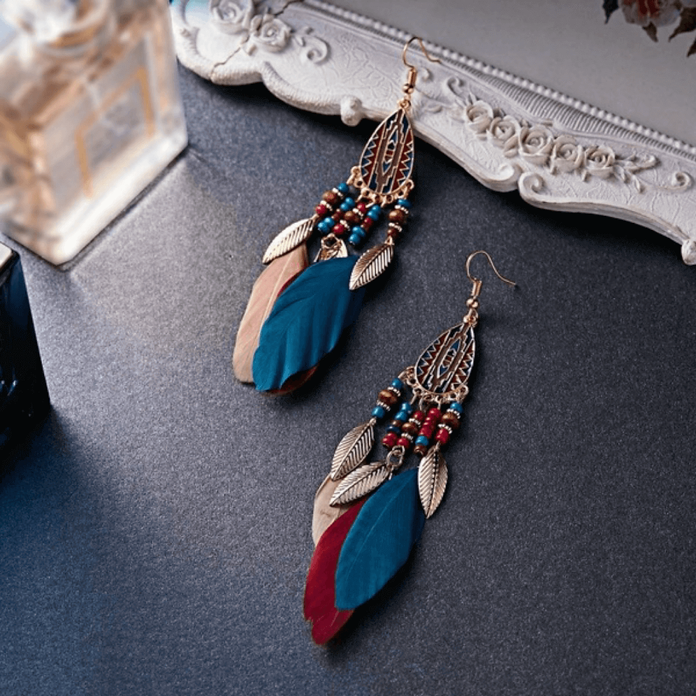 Miniatura: Pendientes de Pluma