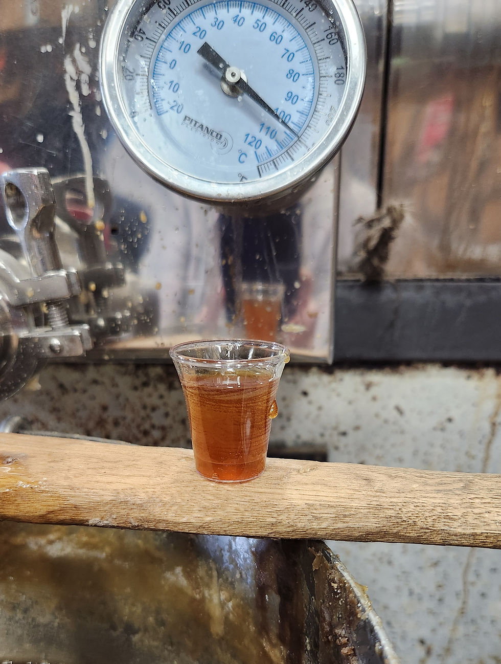 Letting the sample cool enough to avoid a burnt tongue is the hardest part.