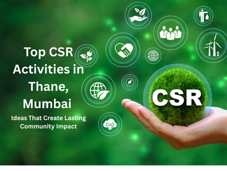 Top CSR Activities in Thane Mumbai with corporate volunteers