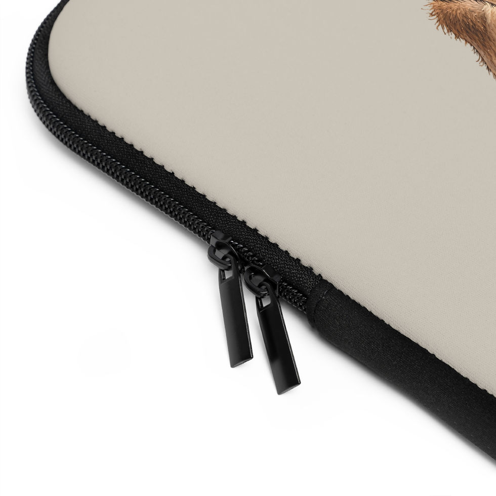 Thumbnail:  Laptop Sleeve — Camel "Doing My Best Letting God Do The Rest"