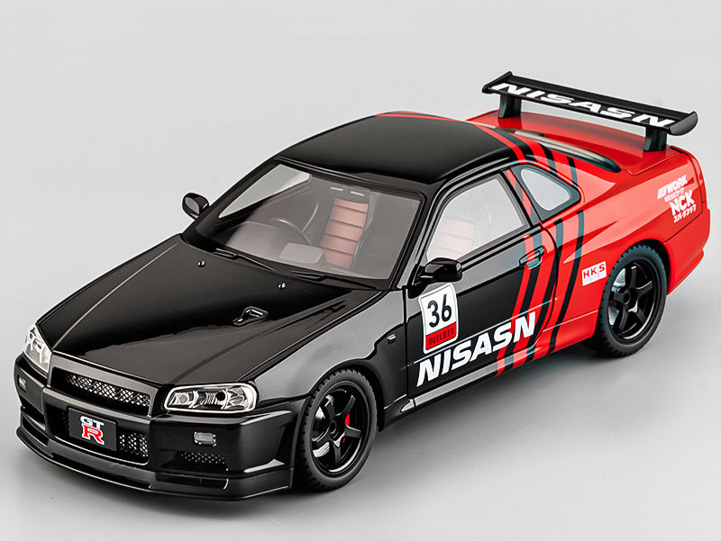 Thumbnail: 1:18 Nissan Skyline GTR R34 - JDM Specs
