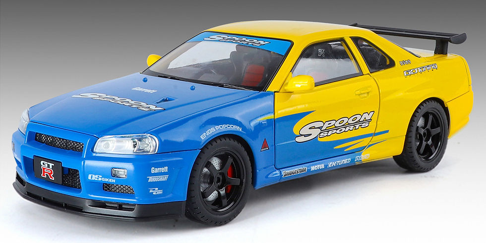 Thumbnail: 1:18 Nissan Skyline GTR R34 - JDM Specs