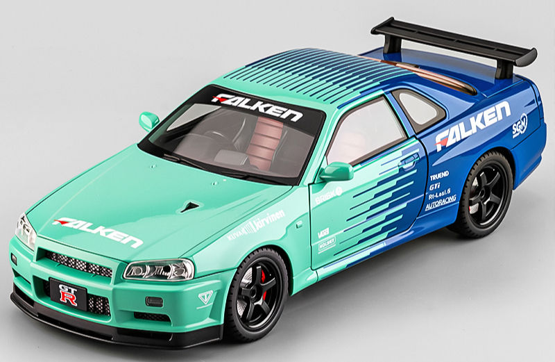 Thumbnail: 1:18 Nissan Skyline GTR R34 - JDM Specs