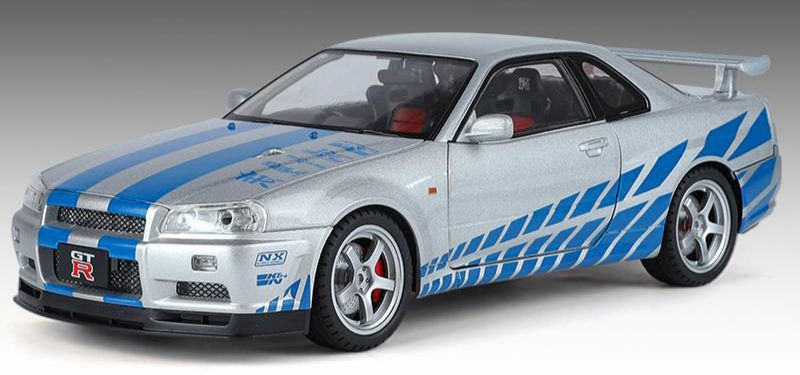 Thumbnail: 1:18 Nissan Skyline GTR R34 - JDM Specs
