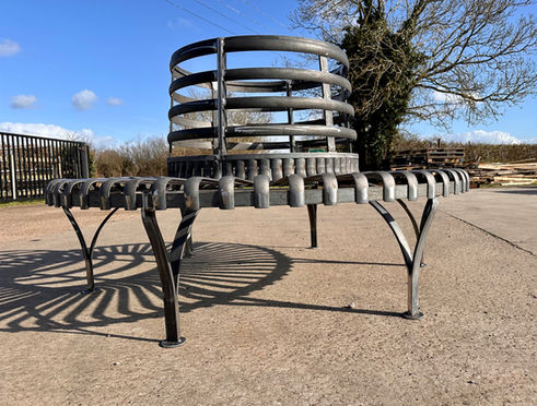 Heavy duty tree bench , tree bench , bespoke tree bench
