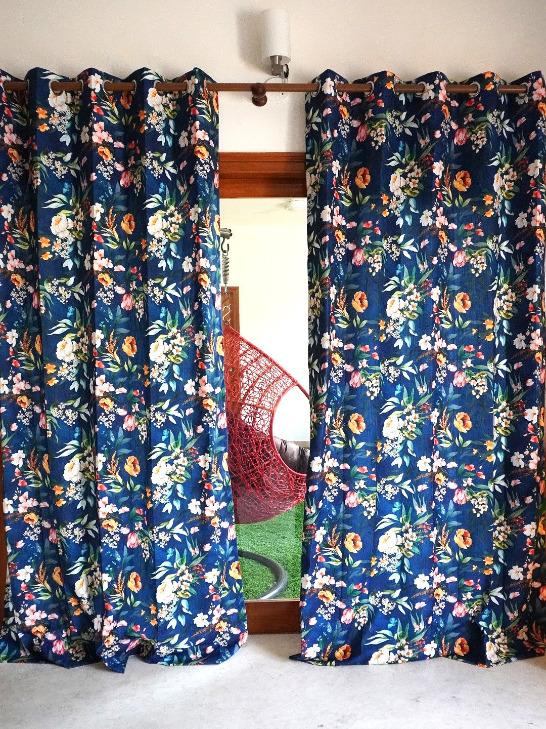 Curtain Linen Blend- Windsor Vista- Midnight Blue