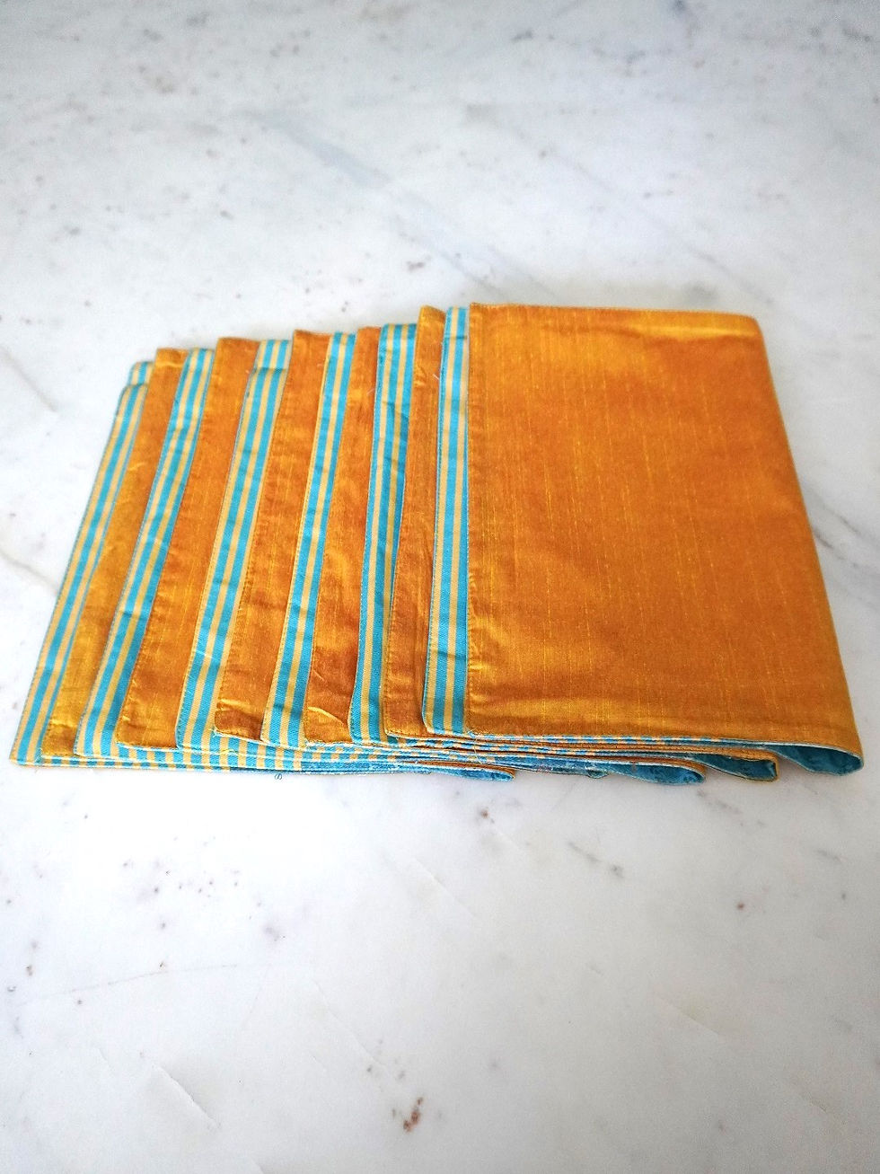 Thumbnail: Table Placemats- Regalia Alluring Azure (European Symphony, Blue)
