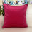 Thumbnail: 2 Velvet Solid Cushion Covers- Fuchsia Pink