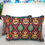 Thumbnail: 2 Rectangular Embroidered Cushion Covers- Gulbahar- Red Rubab