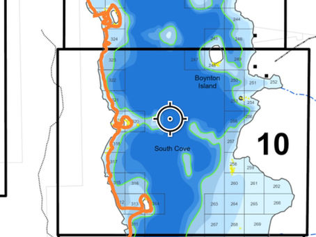 Headed South partially thru Zones 13 + 9 + 10 and 11