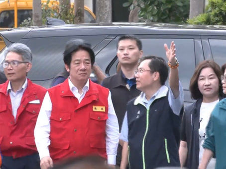 總統親臨新營台電  表達關懷與感謝