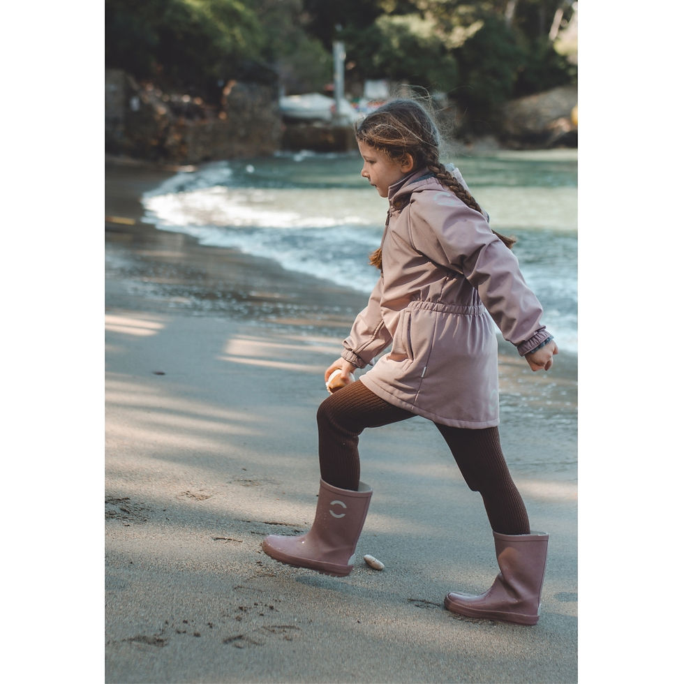 Thumbnail: Wellies natuur rubber laarzen