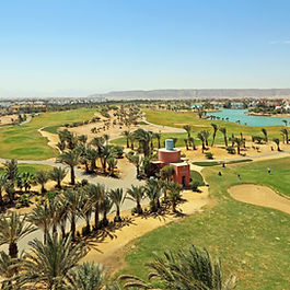 A stunning course in Egypt designed by Gene Bates, offering a challenging round with beautiful views of the Red Sea.