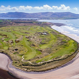 A challenging and beautiful links course in Ireland, offering stunning views of the Atlantic Ocean.