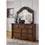 Thumbnail: Lavinton Queen Bed, Dresser & Mirror, 2 Nightstands Rich Cherry Brown Finish