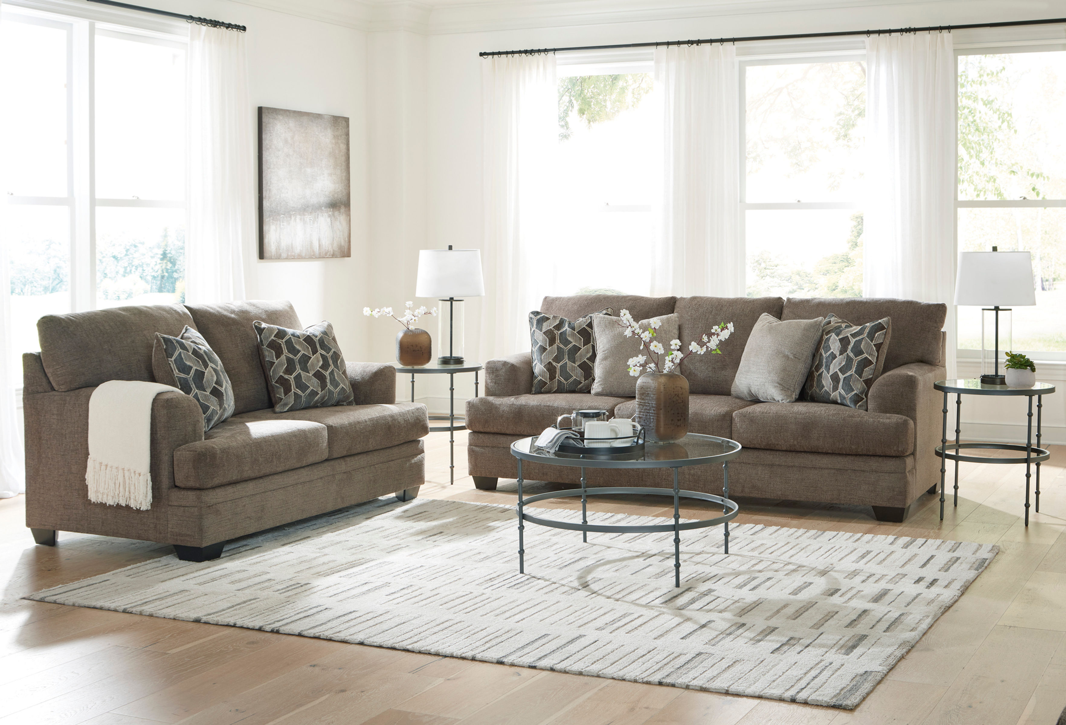 Stonemeade Sofa & Loveseat Nutmeg