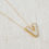 Thumbnail: Crystal Bubble Initial Necklace