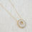 Thumbnail: Crystal Bubble Initial Necklace