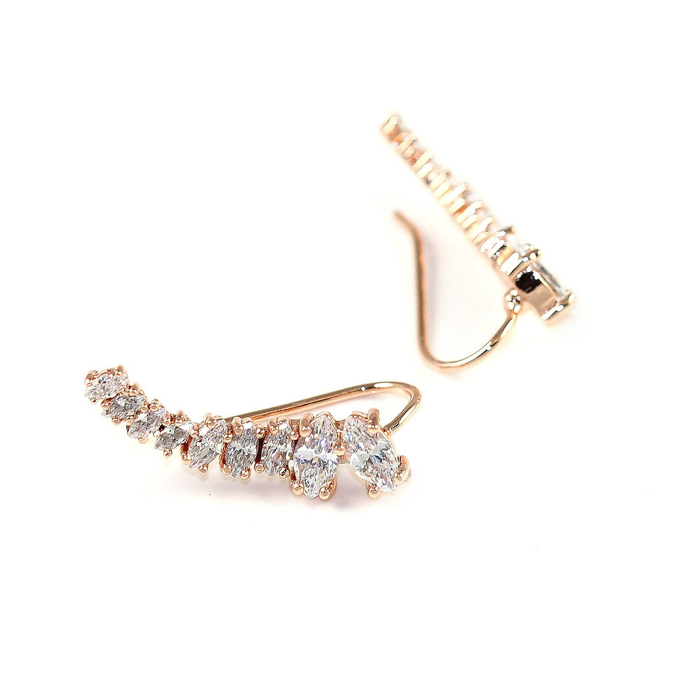 Thumbnail: Marquise Ear Climbers