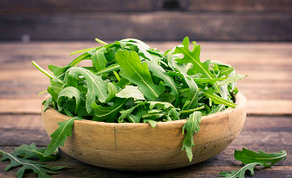 Roquette riche en calcium