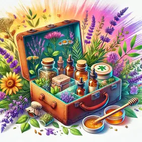 trousse de secours de naturopathie