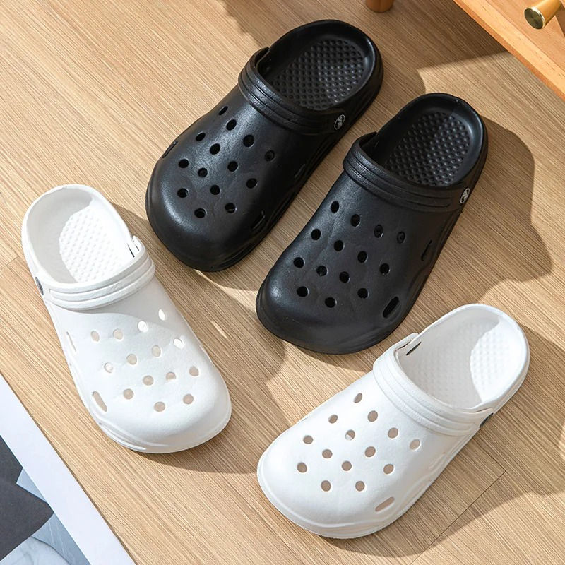 Miniatura: Summer Hollow Out Closed Toe Non-slip Sandals Soft Bottom SandalsMen Lightweight