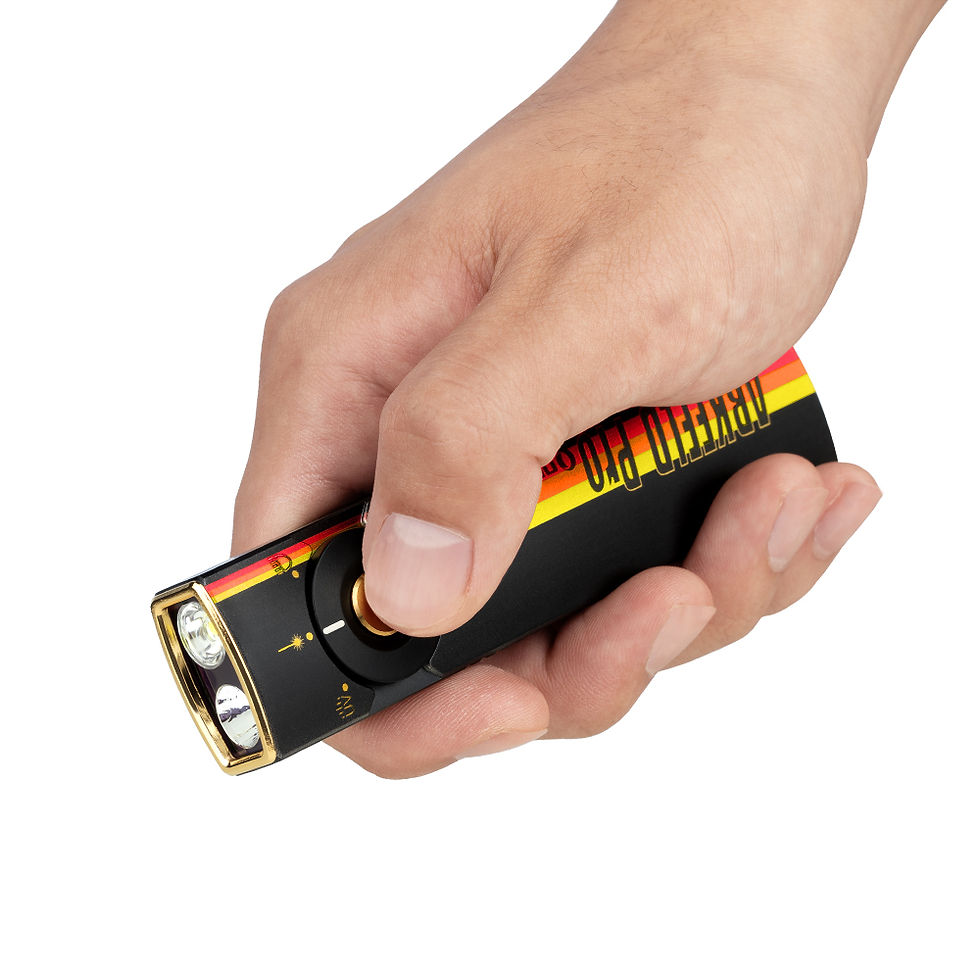 Thumbnail: Olight Arkfeld Pro Flat EDC Flashlight with LED Light UV and Laser