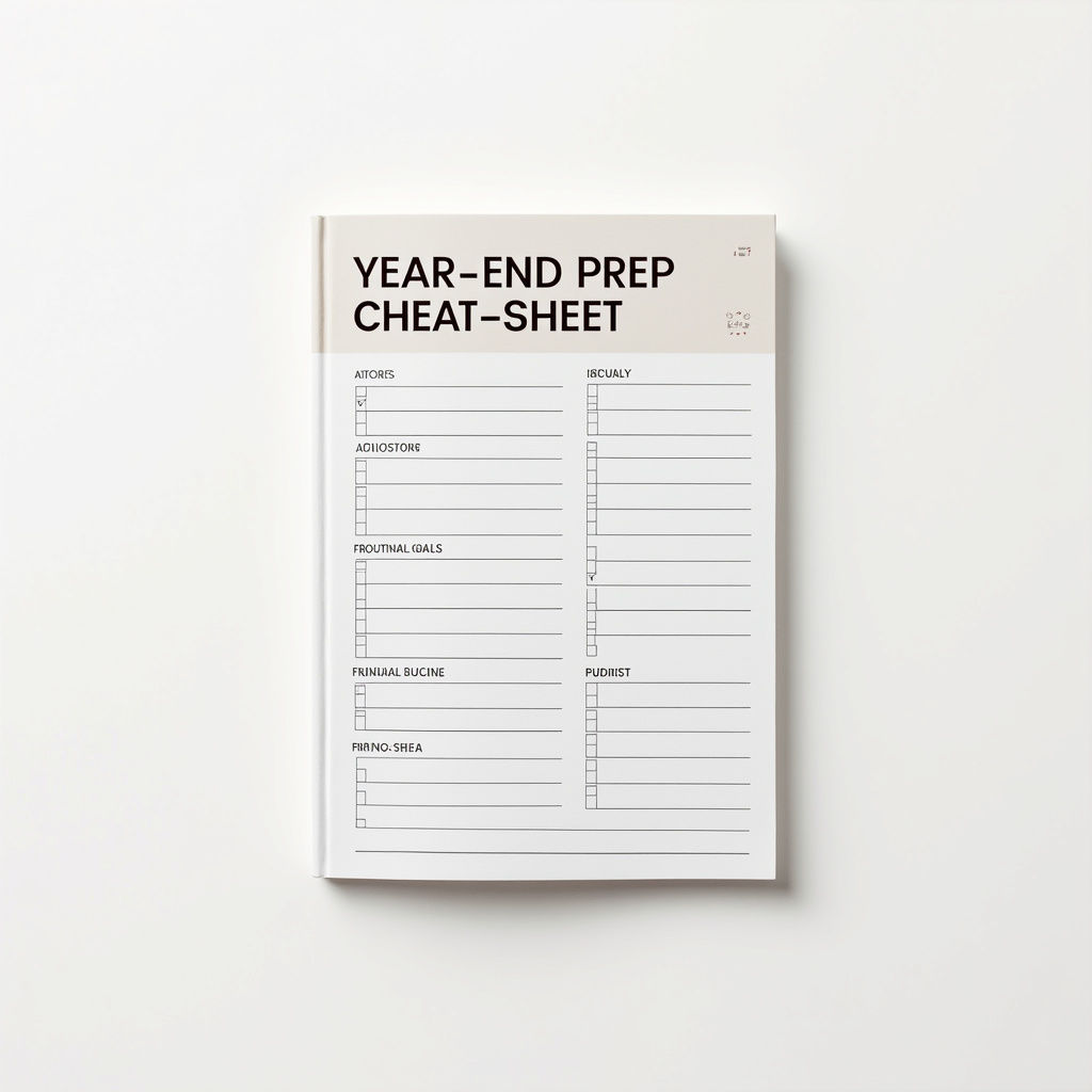 Year End Prep Cheat-Sheet
