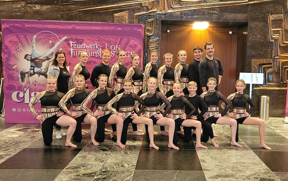 Showteam Magic Butterflys beim Feuerwerk der Turnkunst on Stage