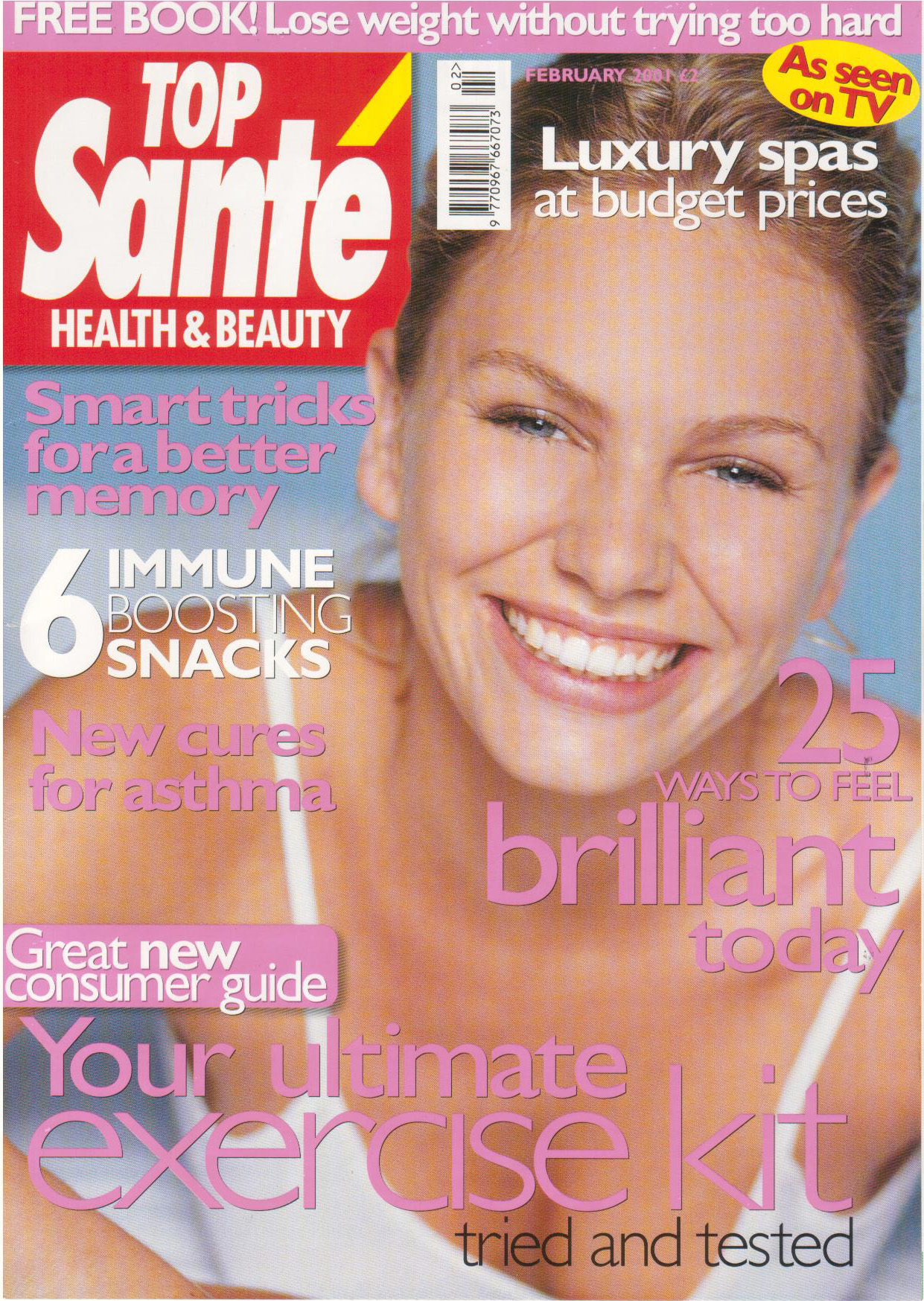Cover TOP SANTE Magazine UK