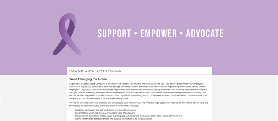 LegalEASE Partners with Local Organizations to Combat the Rise in Domestic Violence