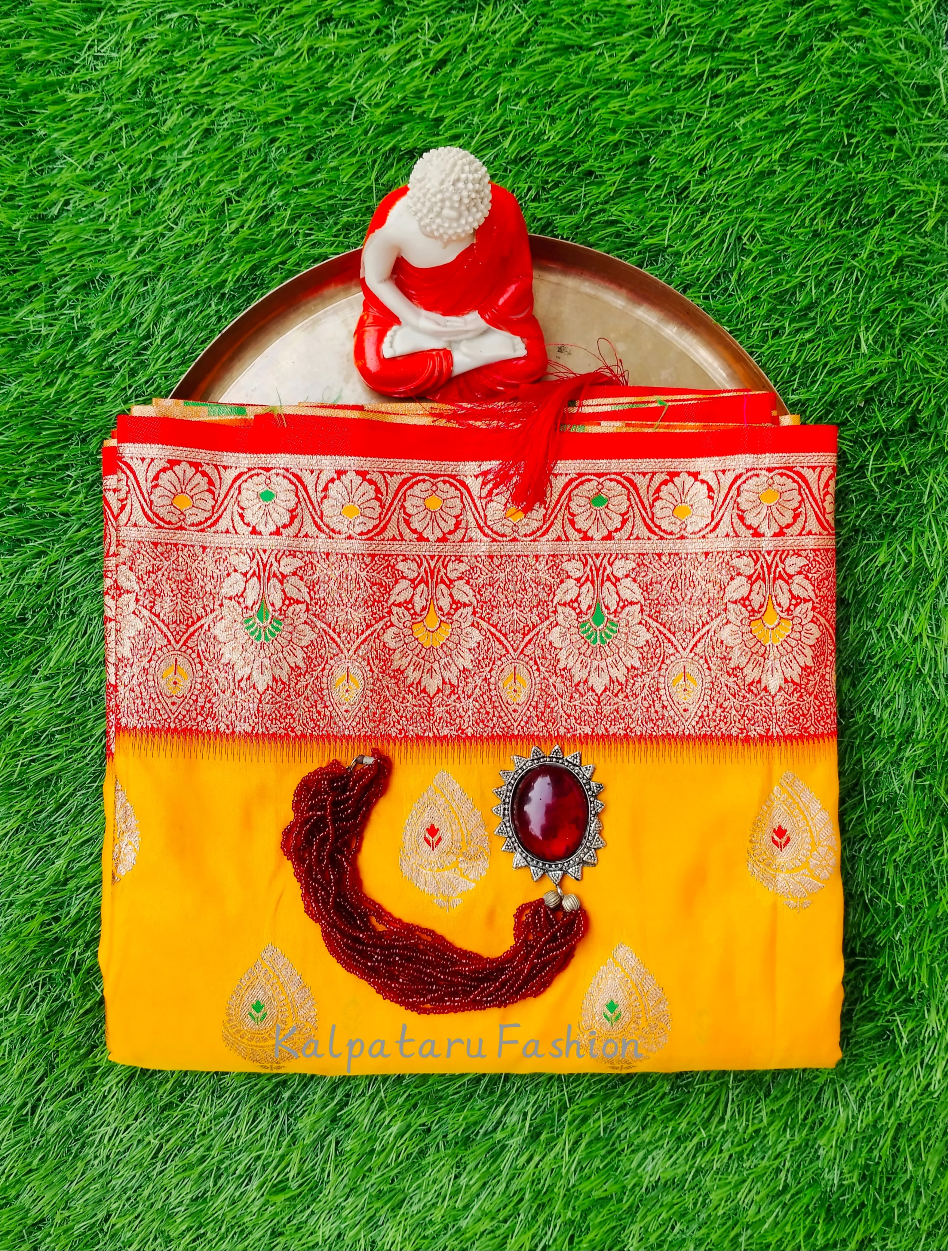 Paithani Silk (Yellow)