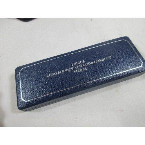 Thumbnail: Real Metropolitan Police Bobby Helmet/Badge + Long Service/Conduct Medal Named