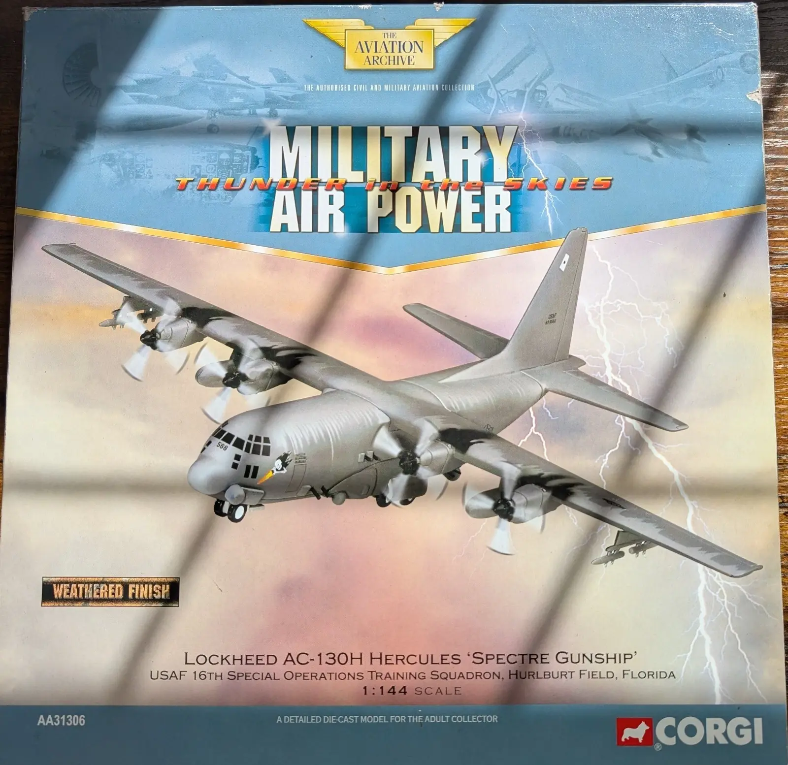 Corgi Aviation 1:144 Lockhead AC-130H Gunship Collector Diecast AA31306 BNIB