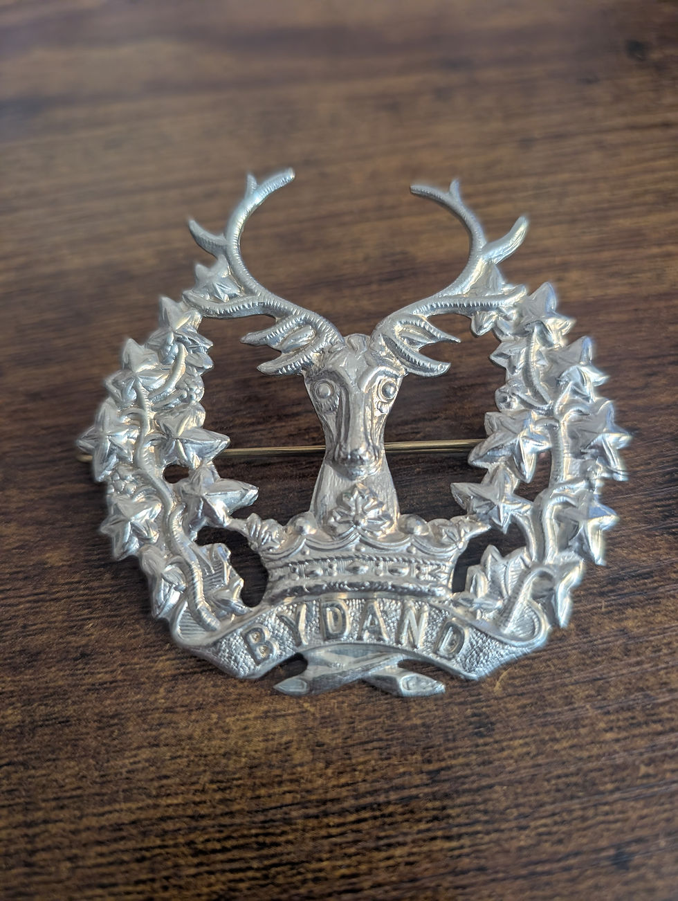 Thumbnail: British Army Gordon Highlanders Scottish Regiment Bydand Cap Badge - NEW