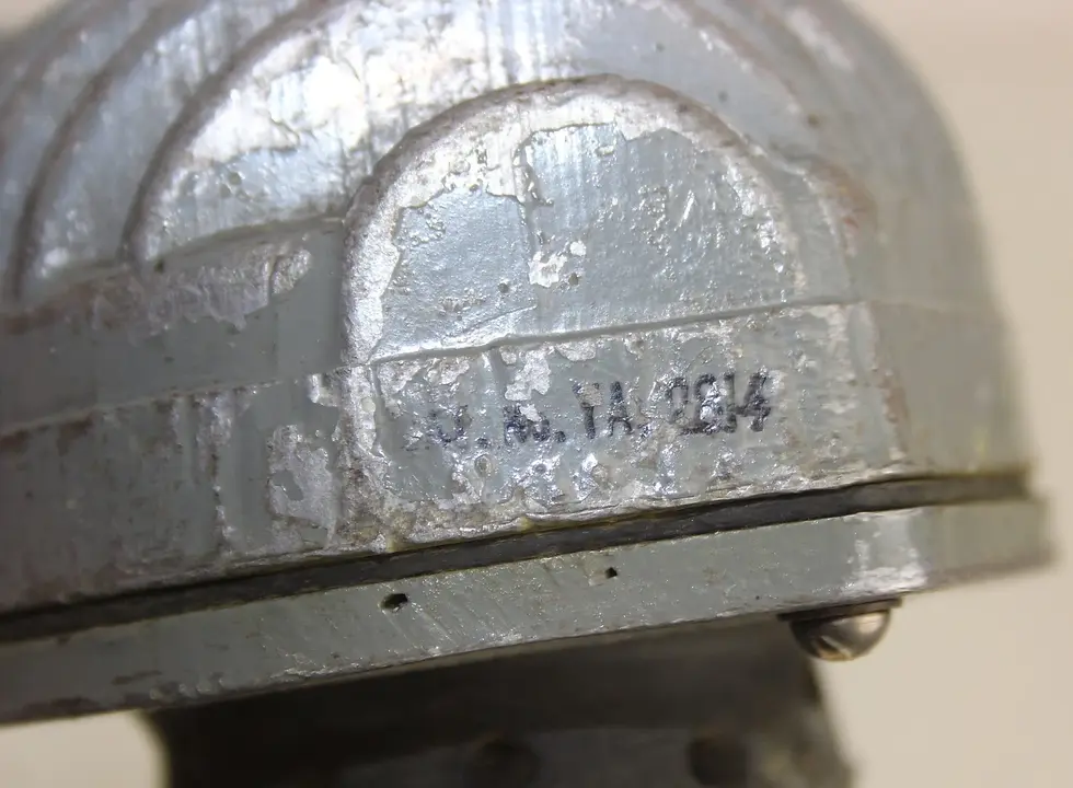 Thumbnail: Vintage WW2 British Pair (2) Tannoy Hand-held Microphones in Battleship Grey