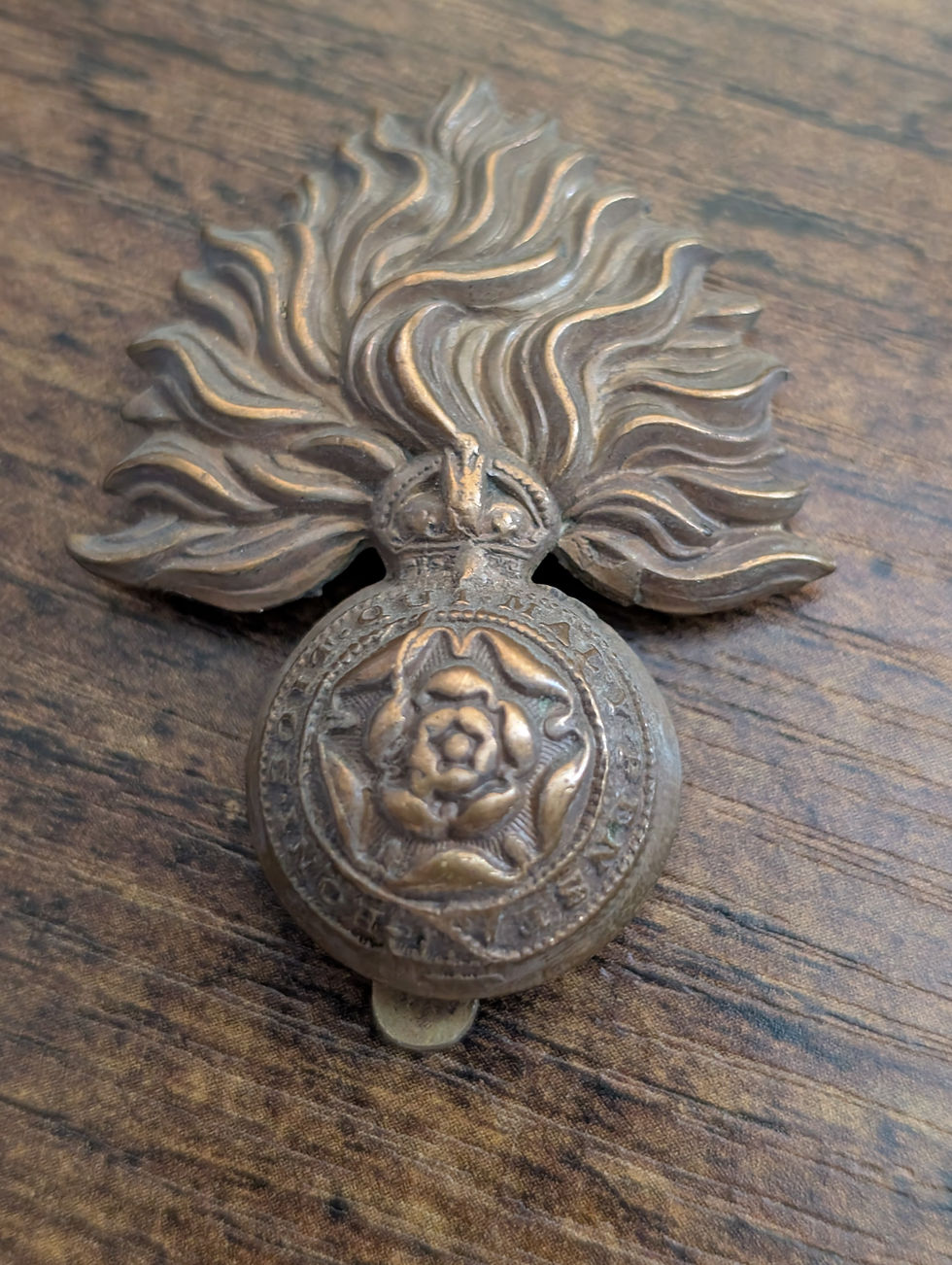 Thumbnail: Vintage British Army Royal Fusiliers (City of London) Regiment Cap Badge 
