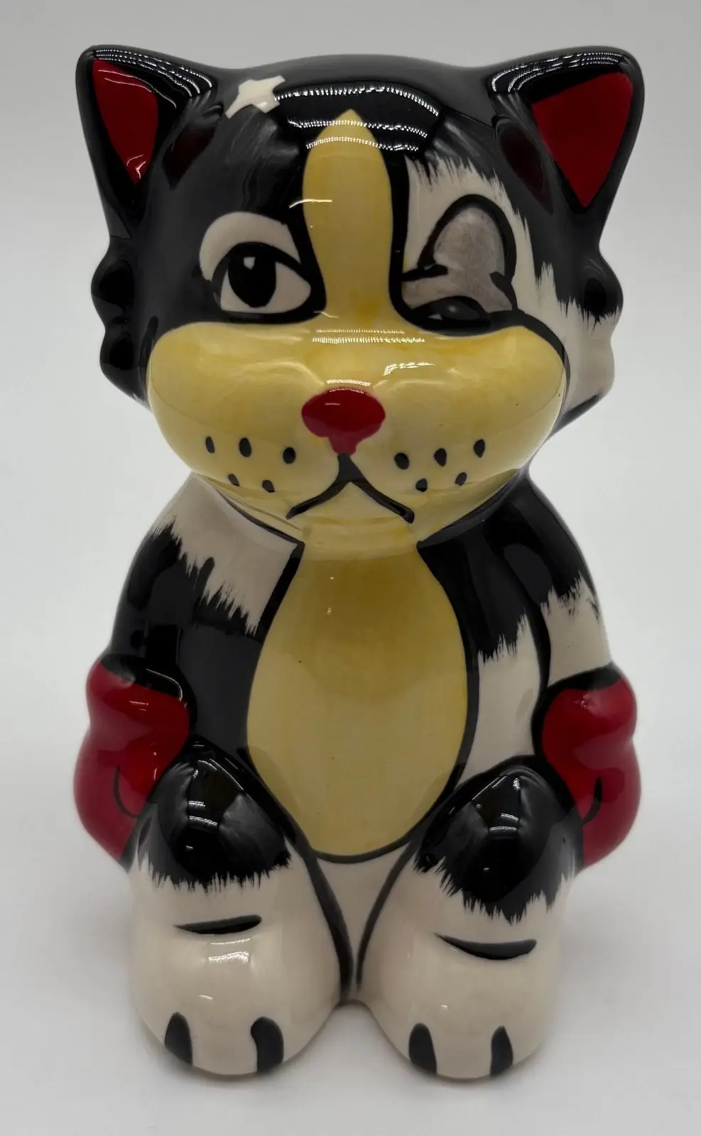 Lorna Bailey "Ali" Cat Figure - Hand Painted Ceramic 15 cm