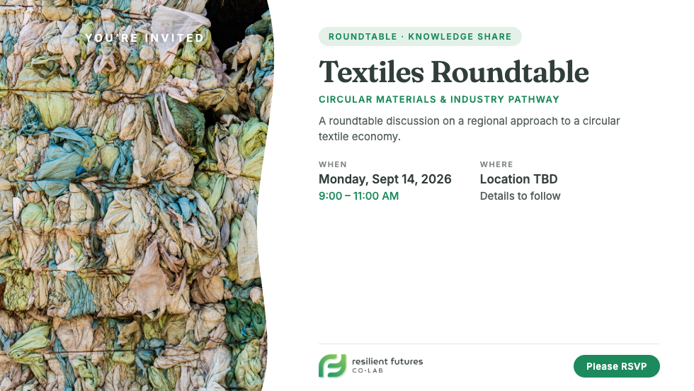 Circular Materials & Industry: Textiles Roundtable