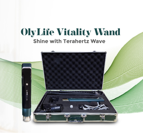 OlyLife Vitality Wand with Oscillating Stand and Case | Prestige