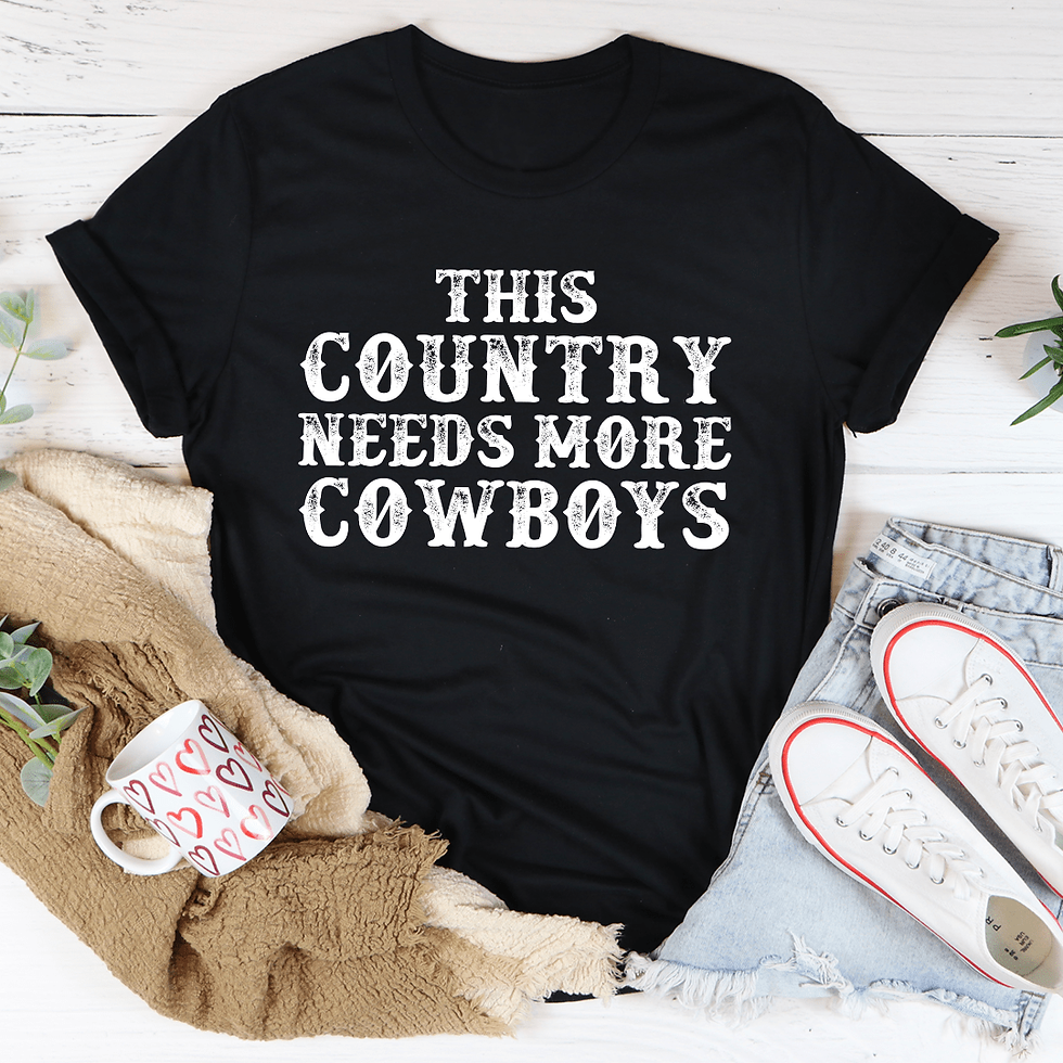 Thumbnail: This Country Needs More Cowboys T-Shirt