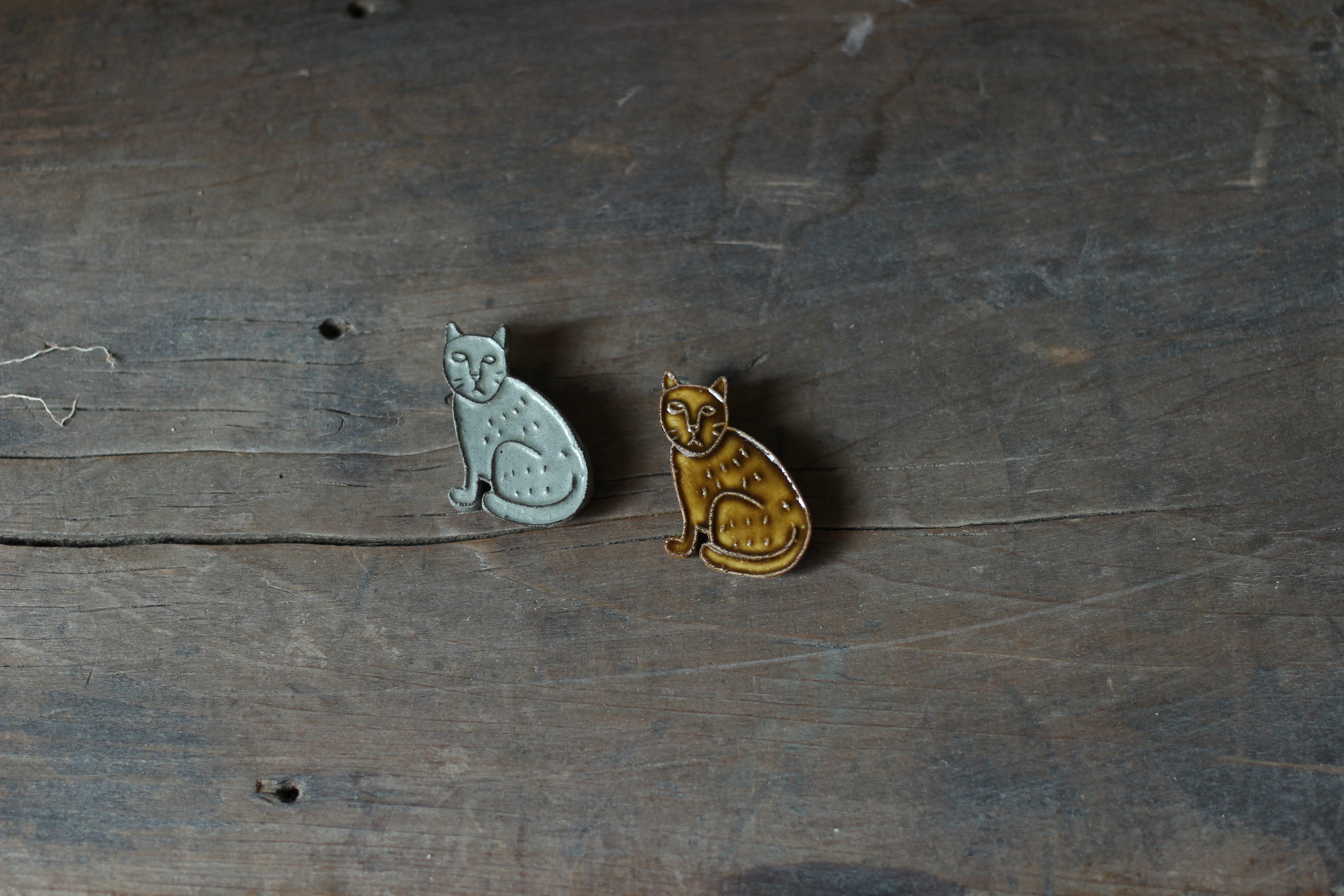 ceramic brooch