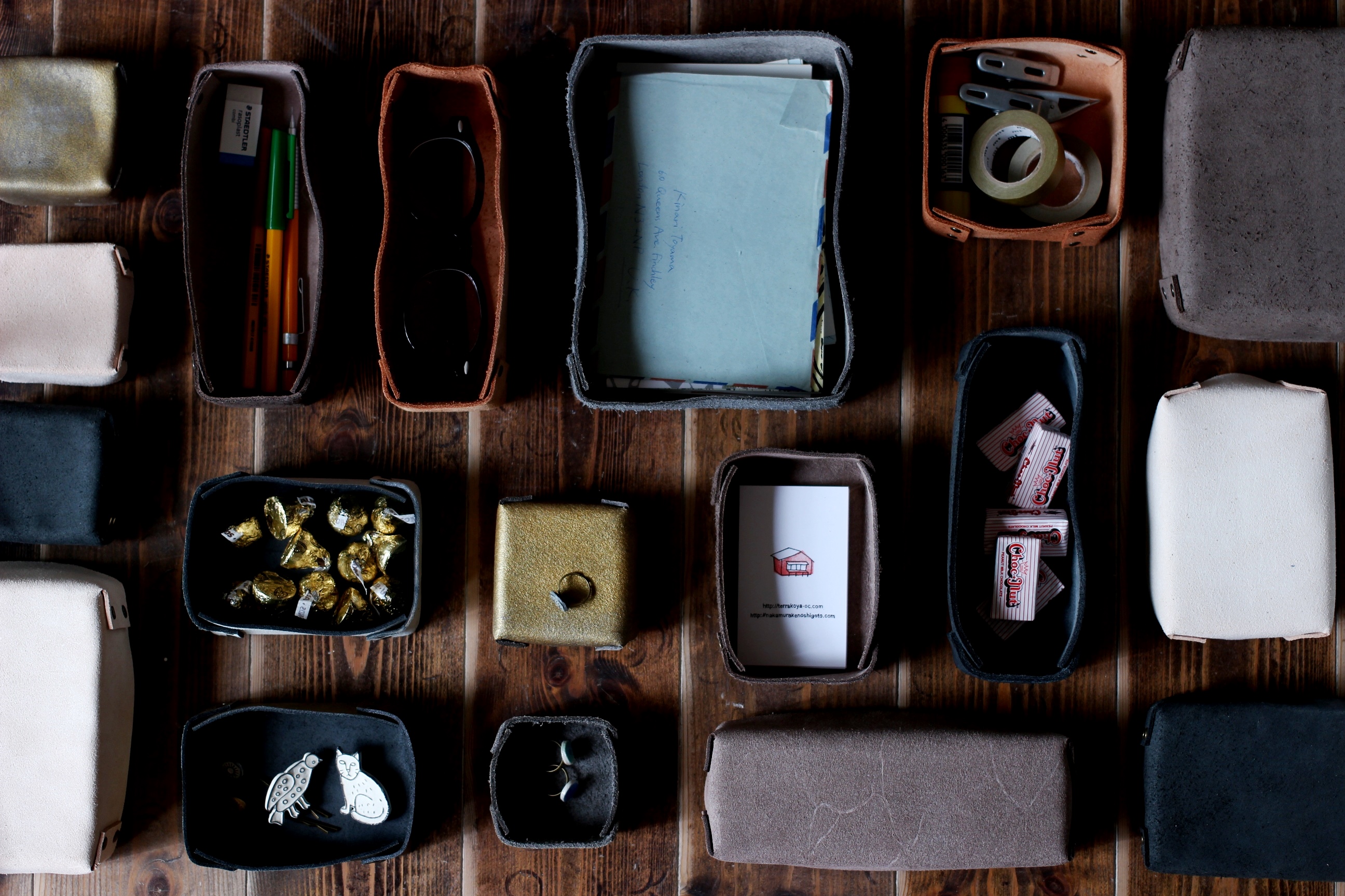 leather box