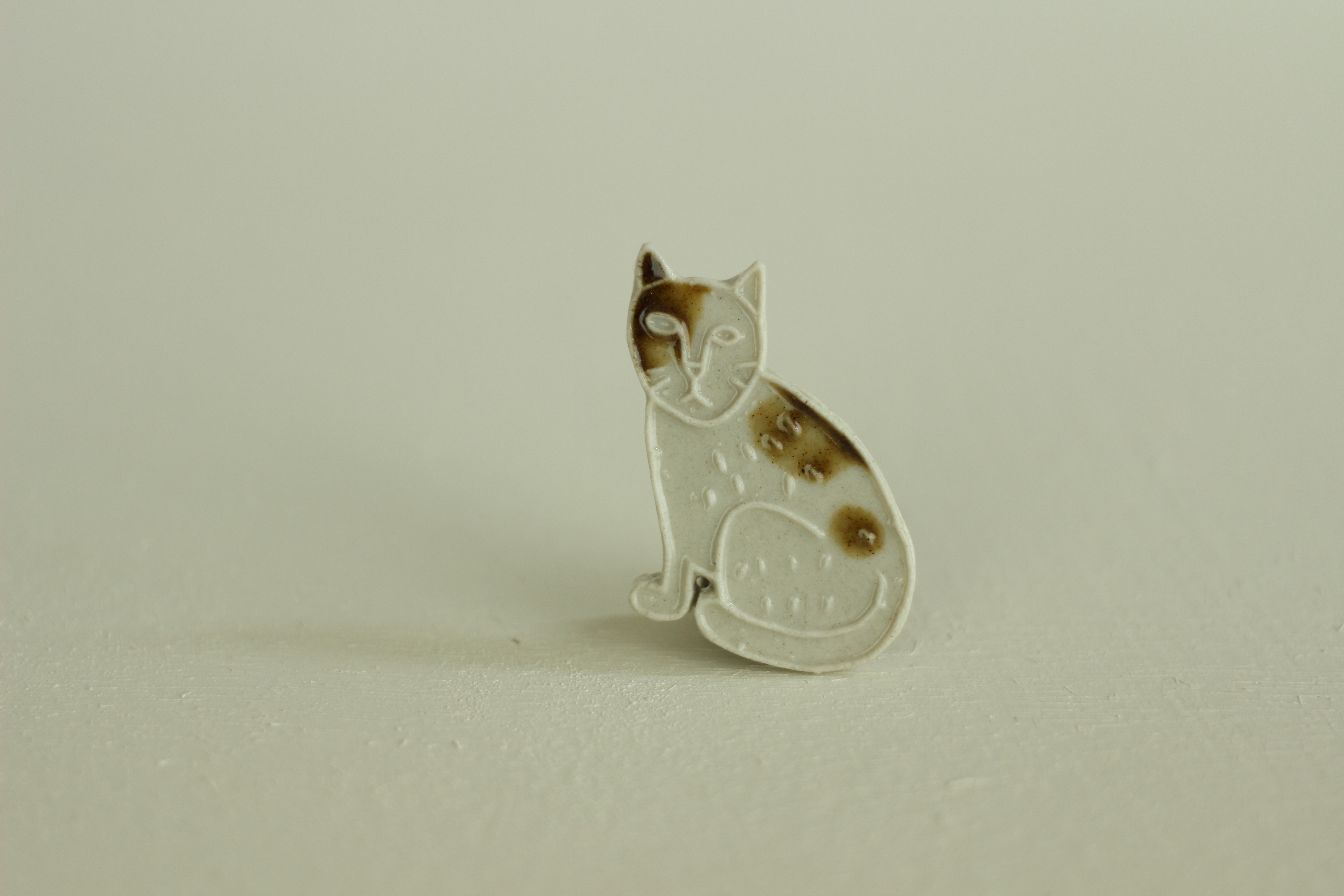 ceramic brooch